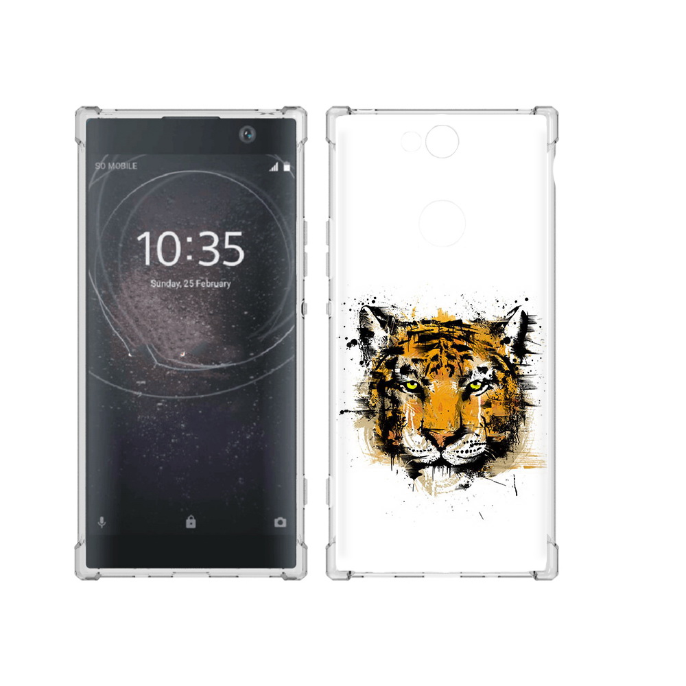 

Чехол MyPads Tocco для Sony Xperia XA2 Plus тигруля, Прозрачный, Tocco
