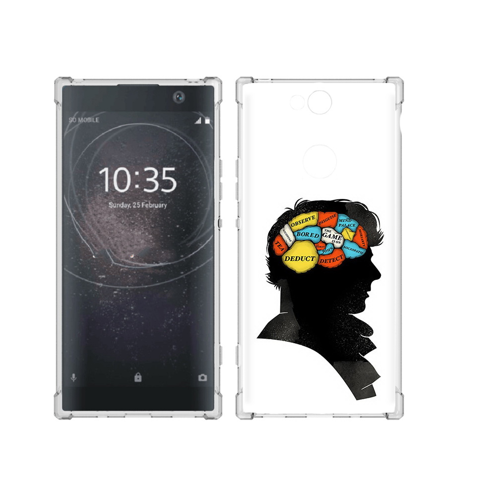 

Чехол MyPads Tocco для Sony Xperia XA2 Plus темный рисунок, Прозрачный, Tocco