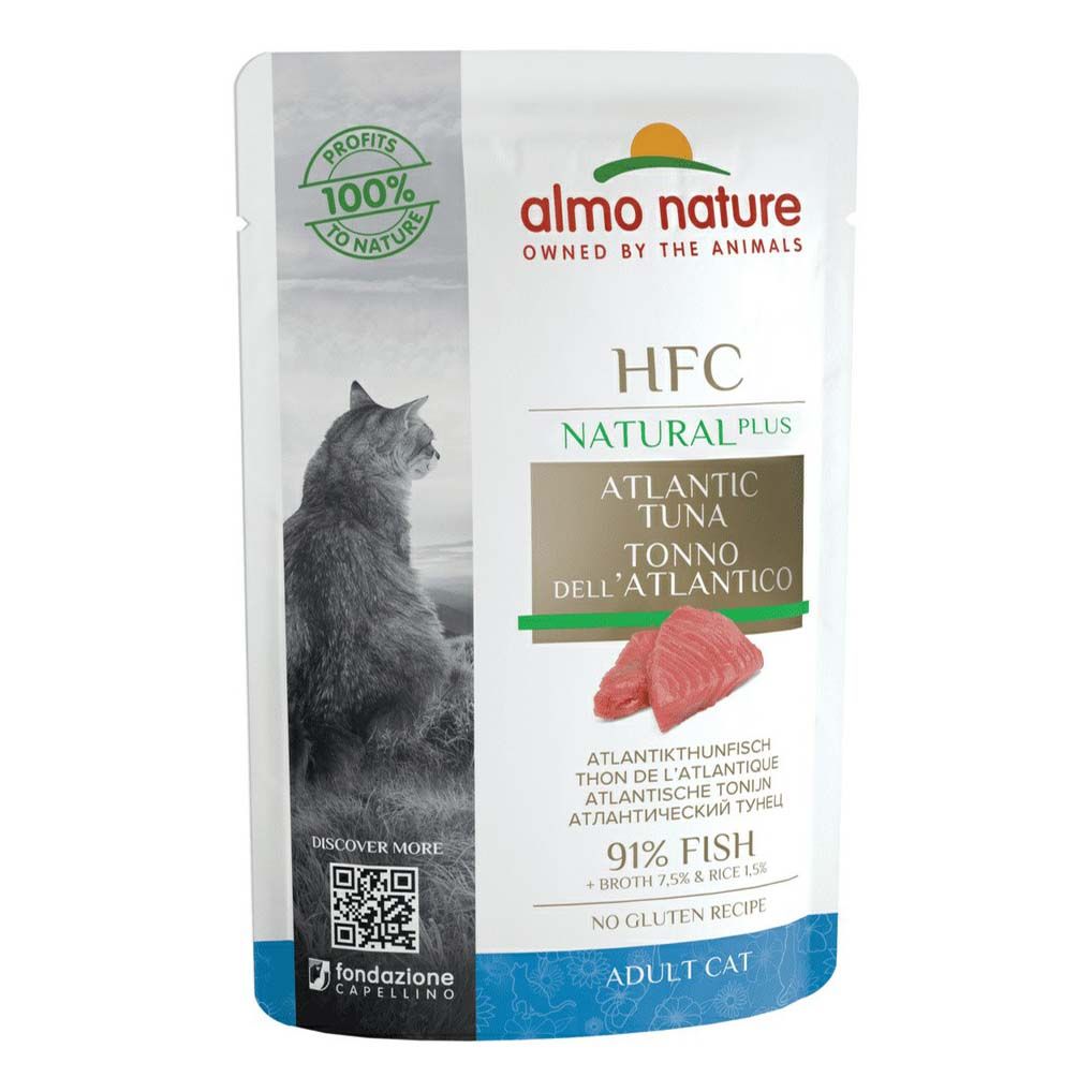 

Влажный корм Almo Nature Атлантический тунец для кошек 55 г