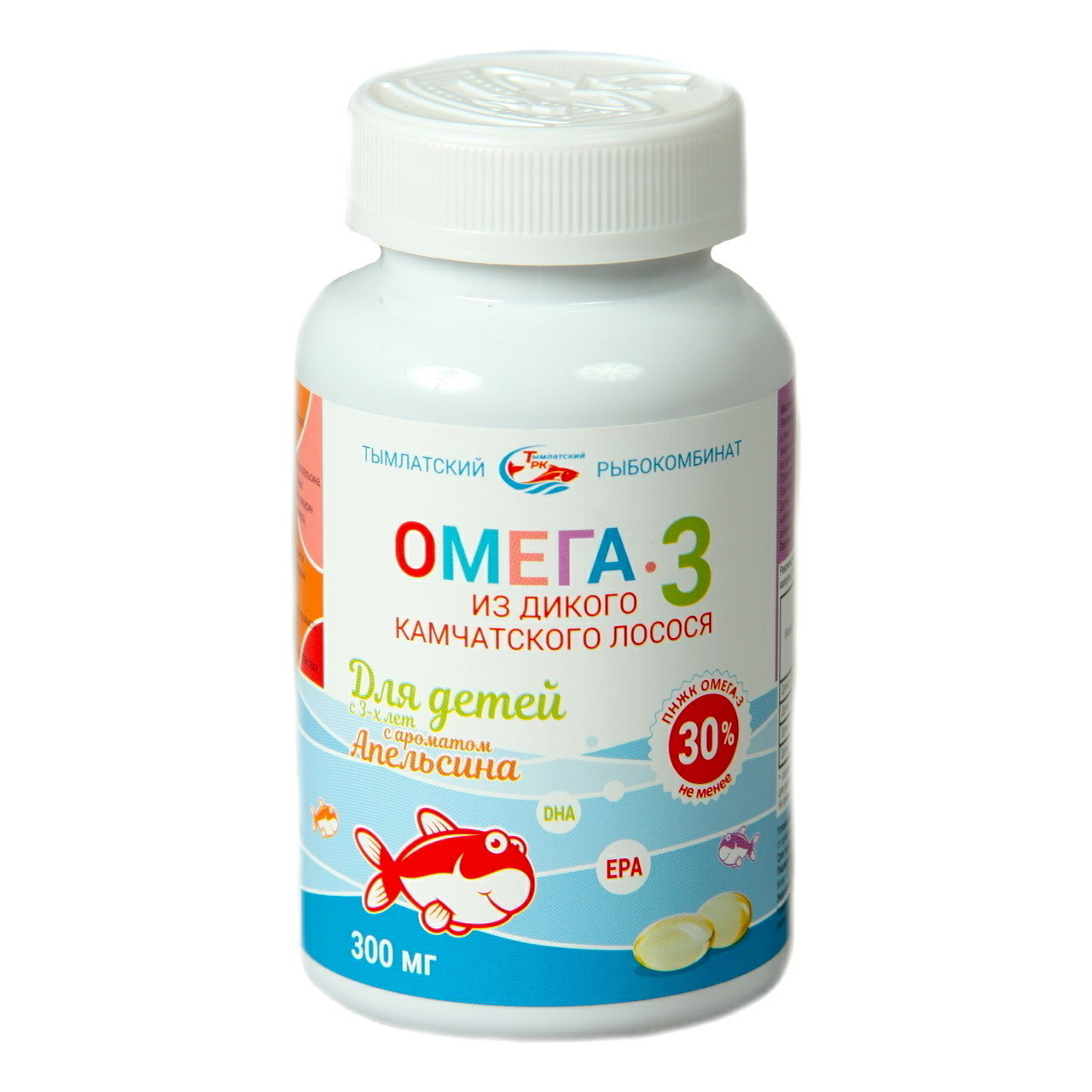 Купить Омега-3 Salmonica детская апельсин капсулы 300 мг 250 шт.