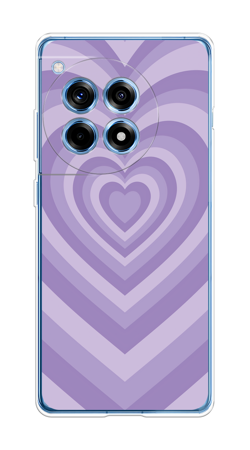 

Чехол на OnePlus Ace 3 "Violet heart latte", Фиолетовый, 154550-1