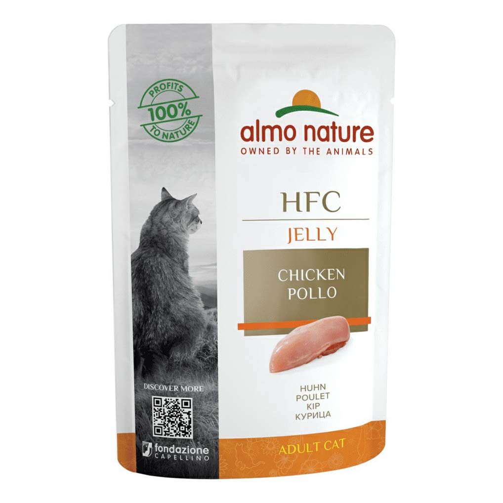 

Влажный корм Almo Nature Classic Jelly с курицей в желе для кошек 55 г х 24 шт