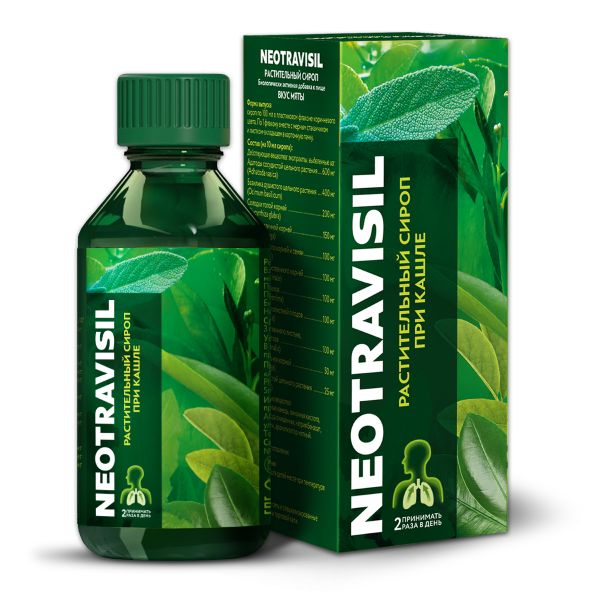Купить Сироп растительный Неотрависил мята 100 мл, Ananta Medicare Limited