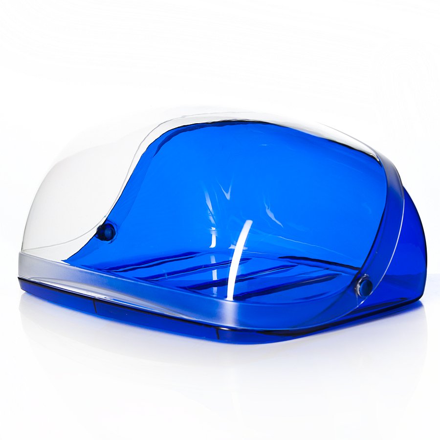 

Хлебница "КРИСТАЛЛ" малая, 255*315*155 мм (синий прозрачный)