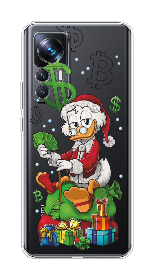 

Чехол на Xiaomi 12T Pro "Богатый санта Скрудж Макдак", Белый;красный;зеленый, 315750-1