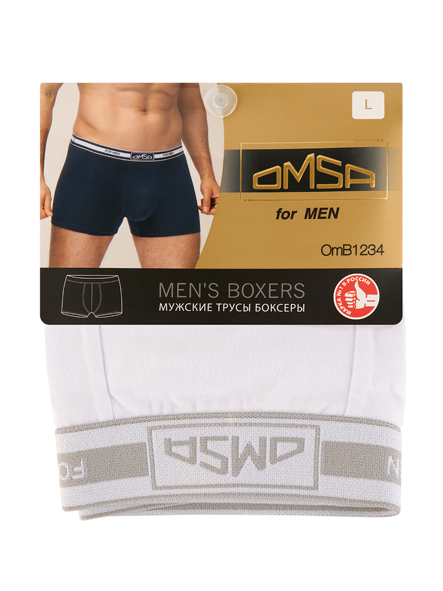 

Трусы мужские Omsa for men OmB 1234 белые XL, Белый, OmB 1234