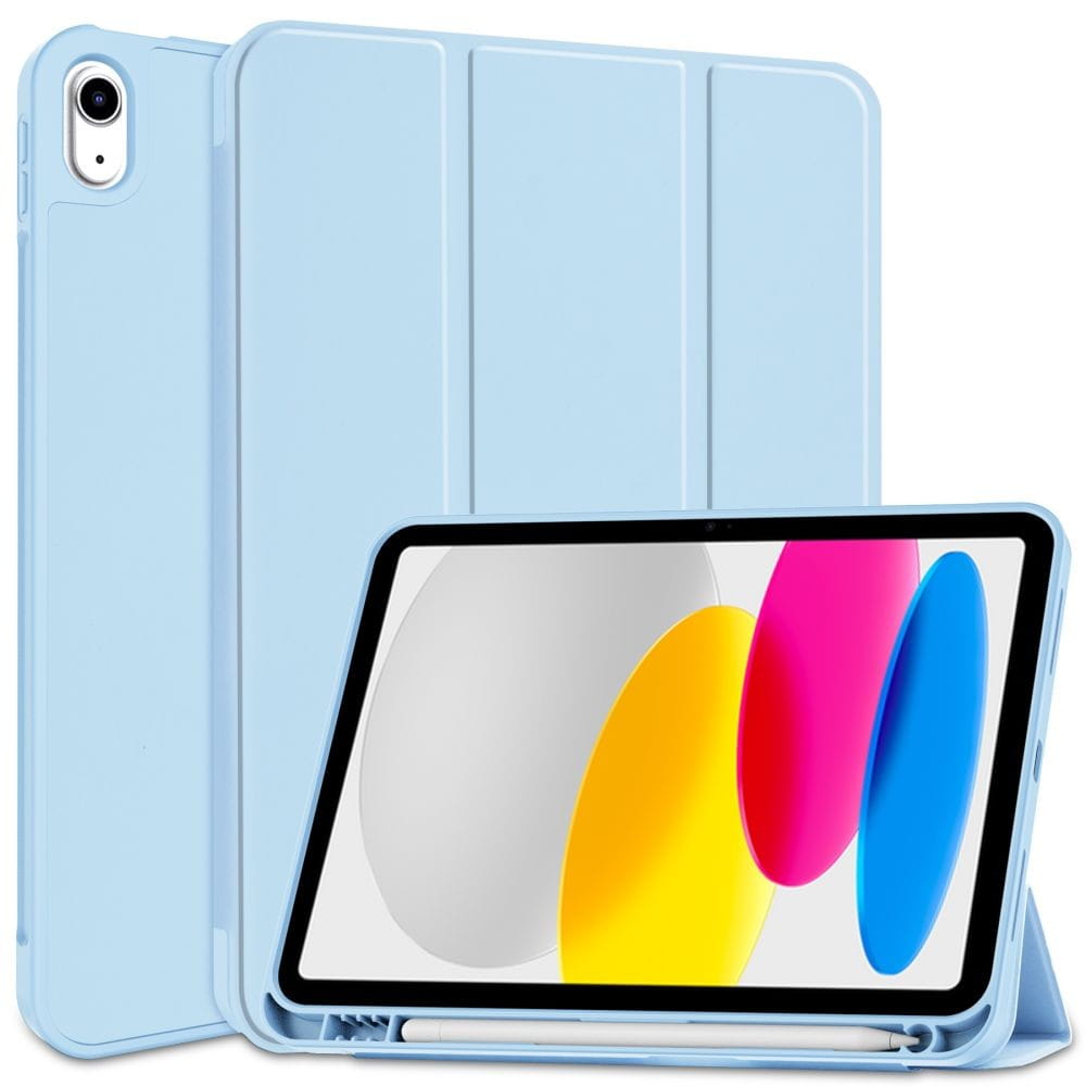 

Защитный чехол Tech-Protect SC Pen для iPad 10.9 (2022) Sky Blue, Голубой