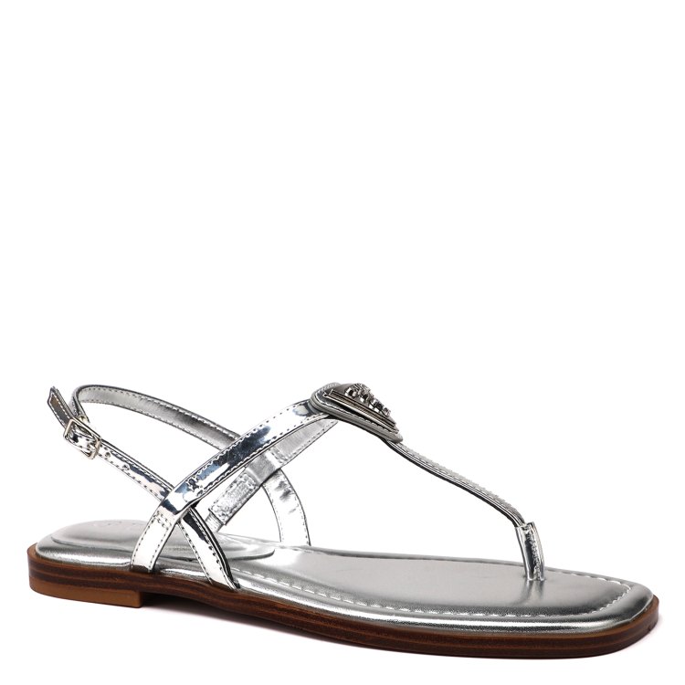 

Сандалии женские Guess FLGRAYLEL21 серебристые 40 EU, Серебристый, FLGRAYLEL21