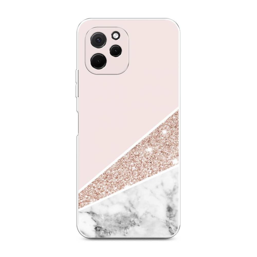 

Чехол на HuaweI Nova Y61 "Блестящий розовый мрамор", 6120050-3