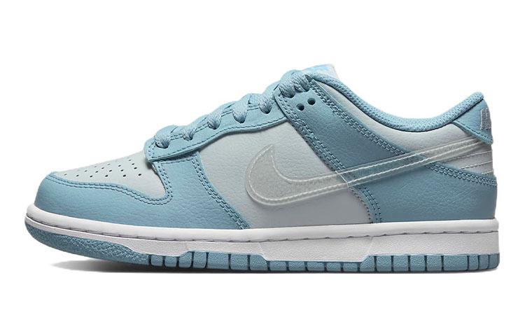 

Кеды унисекс Nike Dunk Low GS голубые 38.5 EU, Голубой, Dunk Low GS