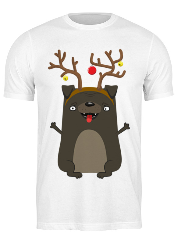 

Футболка мужская Printio Мопсятина 2237817 белая 3XL, Белый, Мопсятина 2237817