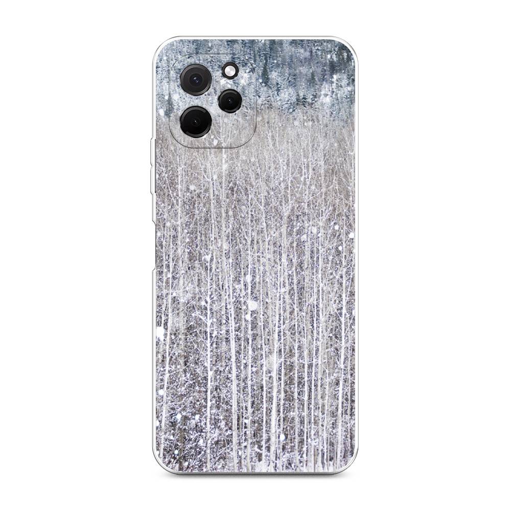 

Чехол на HuaweI Nova Y61 "Снежный лес", Бежевый;серый;белый, 6120050-5