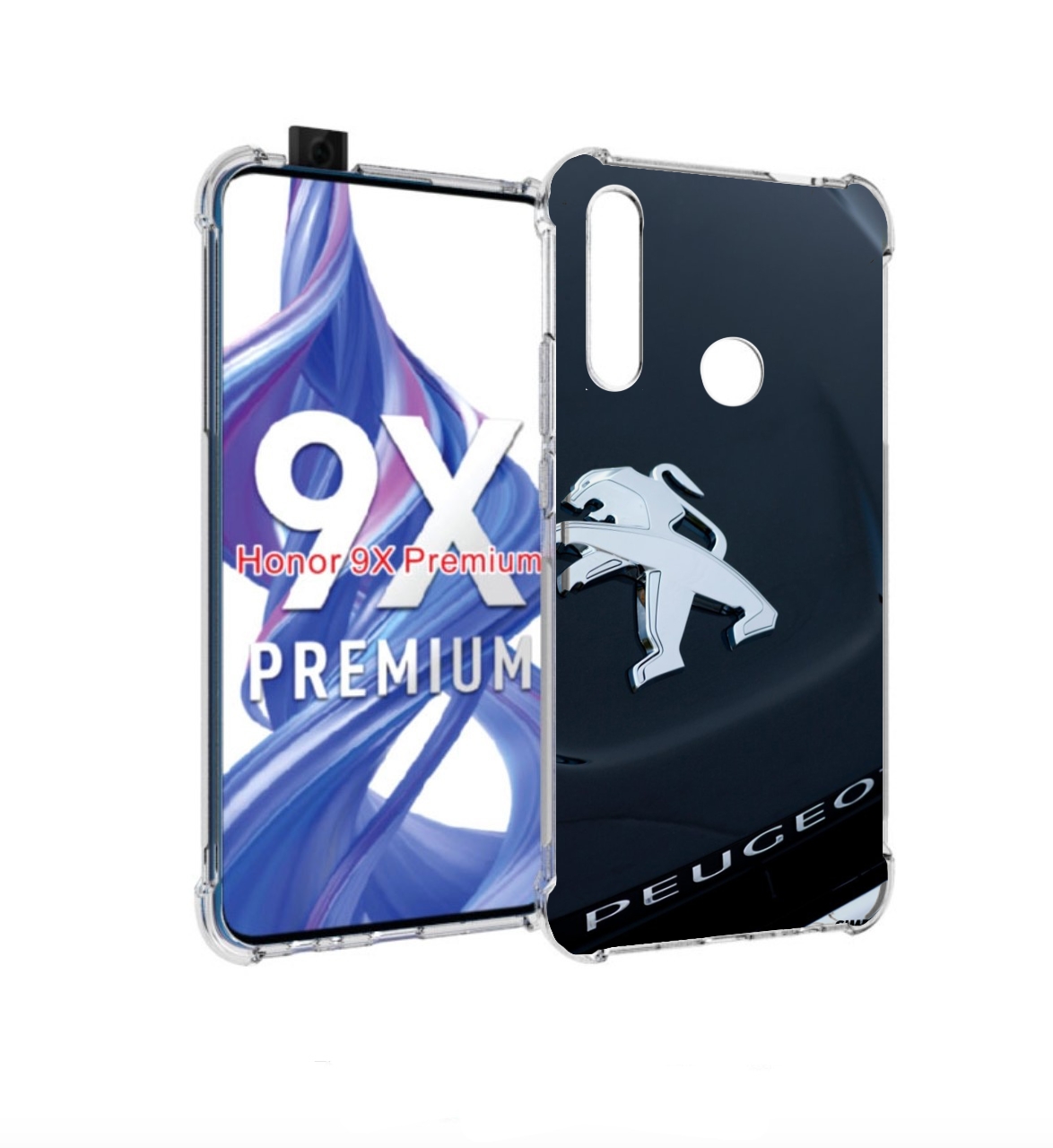 

Чехол бампер MyPads пежо peugeot 2 для Honor 9X (STK-LX1)/Huawei, Прозрачный, Tocco