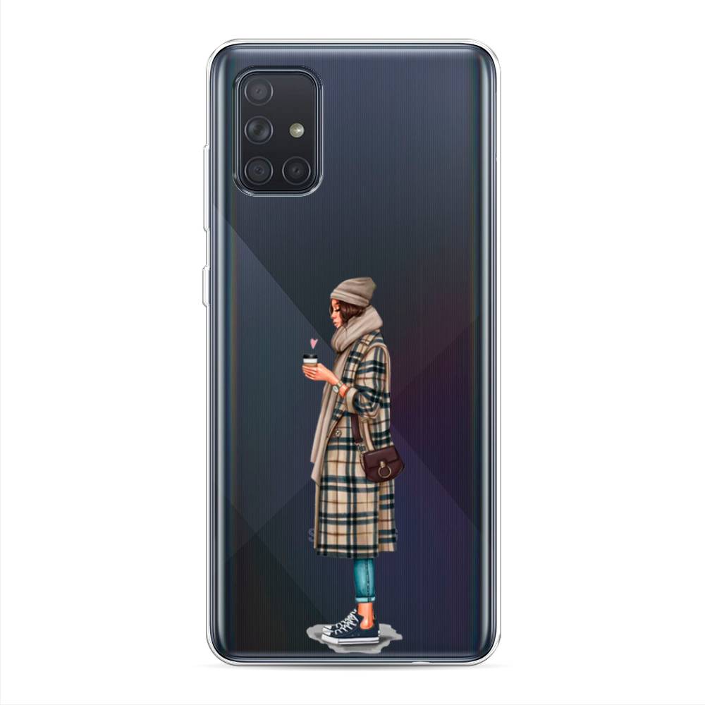 

Чехол для Samsung Galaxy A71 4G "Утренний кофе", Коричневый;бежевый, 29050-6
