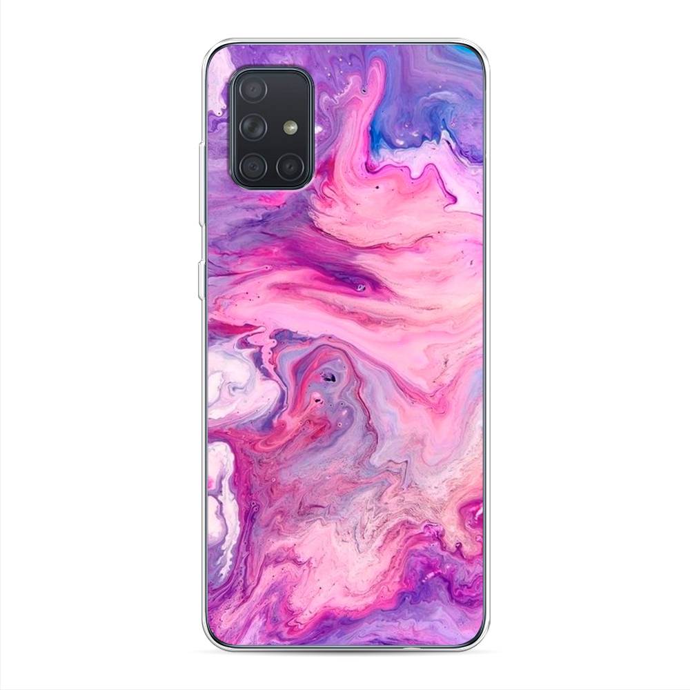 

Чехол на Samsung Galaxy A71 4G "Нежно-розовая абстракция", Розовый, 29050-3