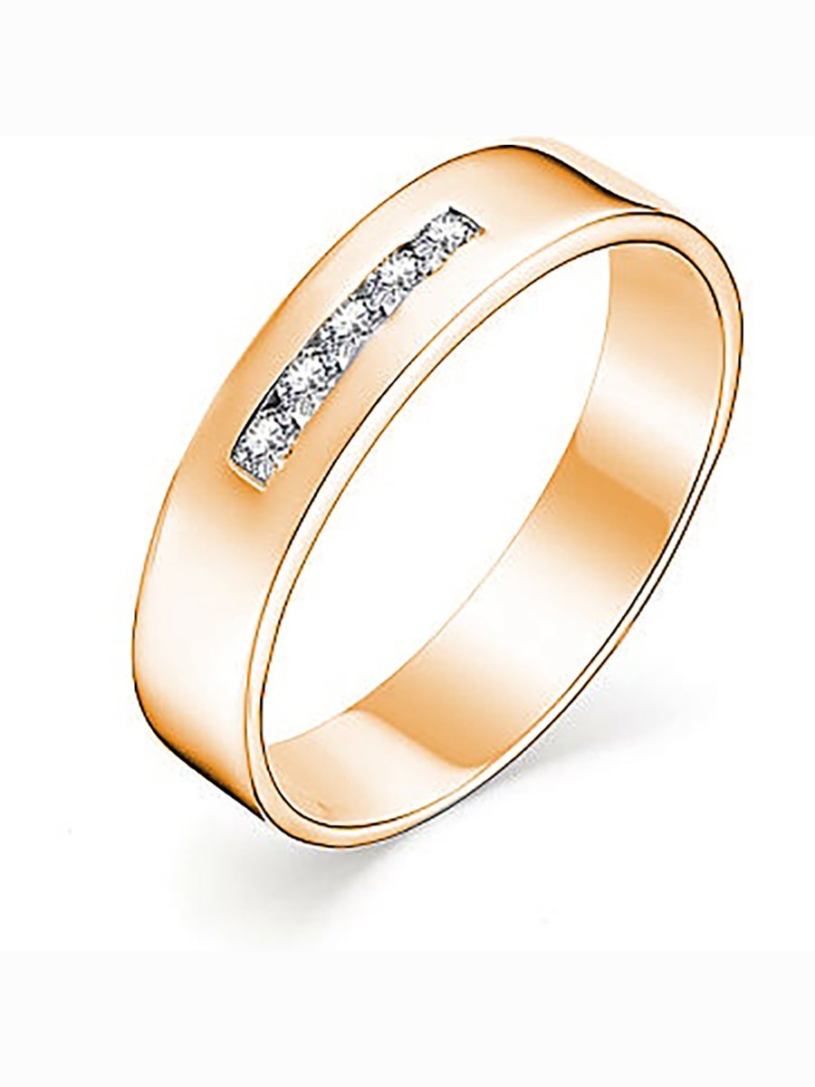 

Кольцо из красного золота с 5 бриллиантами р. 21 Master Brilliant 1-101-268, 1-101-268