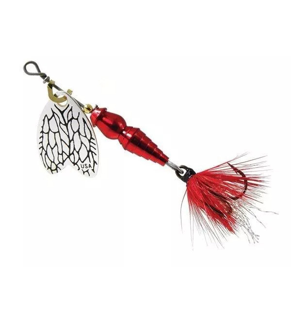 

Вращающаяся блесна Mepps Thunder Bug 1шт цвет cherry, Красный;серебристый, Thunder Bug