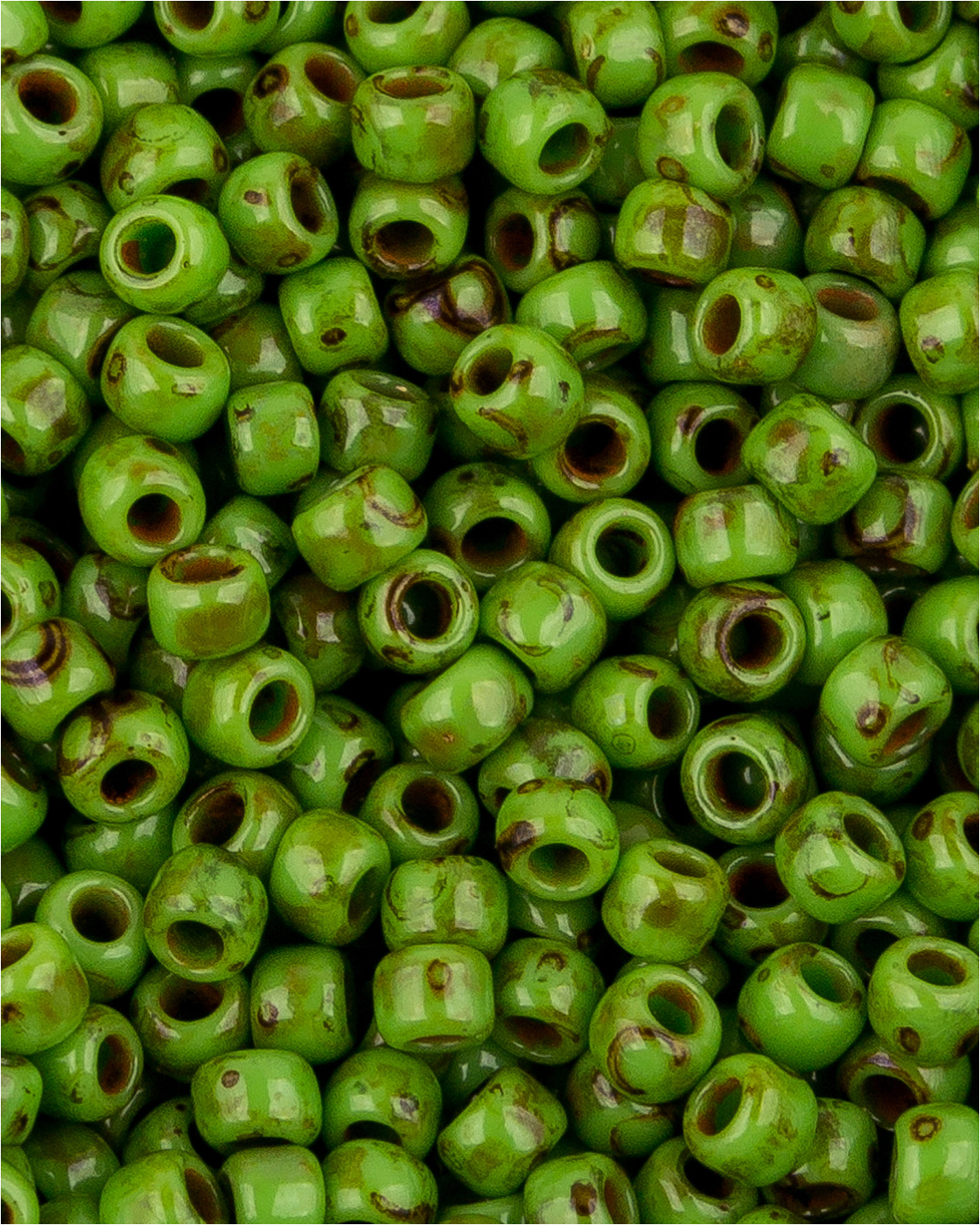 

Бисер Toho, размер 11/0, Hybrid Непрозрачный мятно-зеленый пикассо Y321, 10 гр, Разноцветный, Toho Round