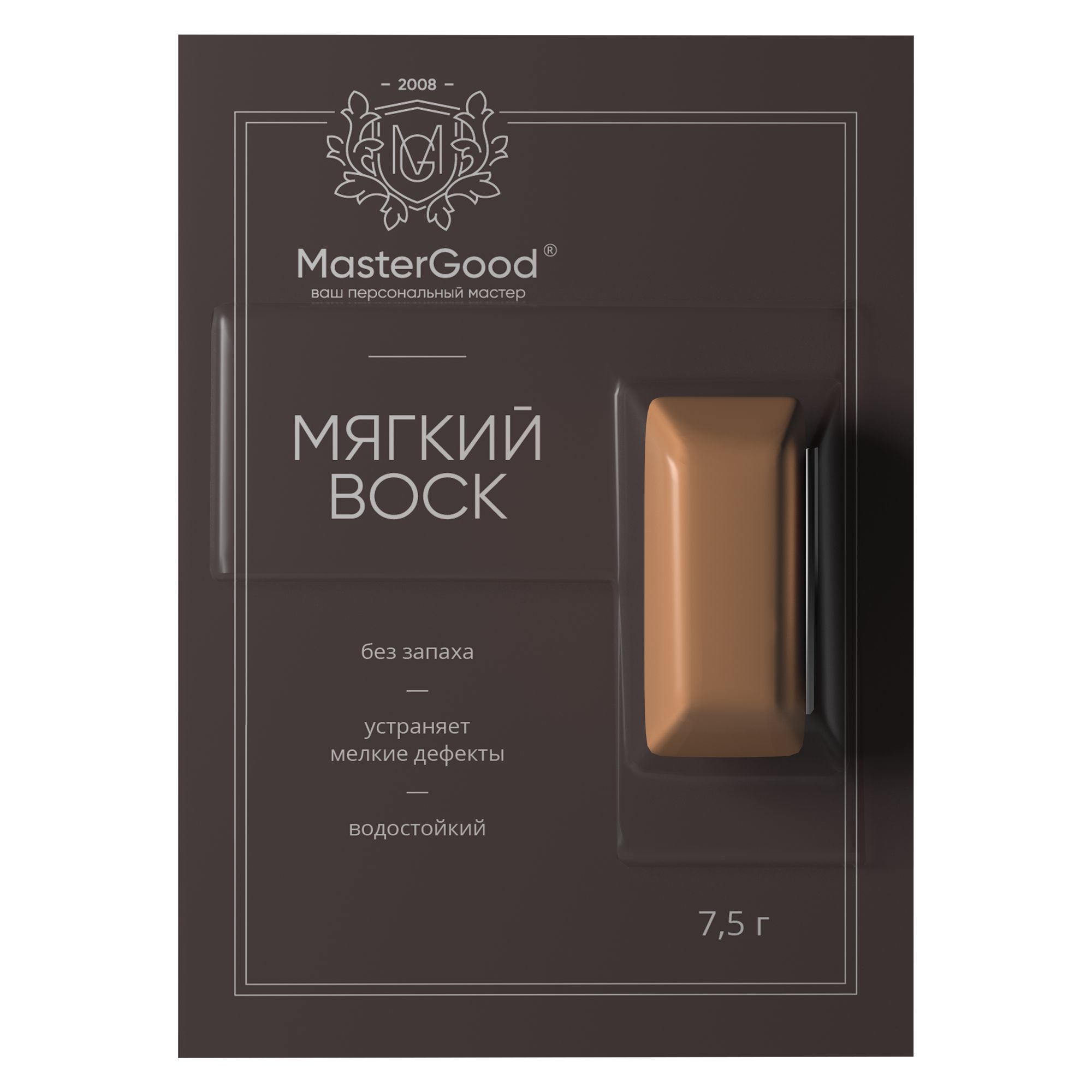 Мягкий воск для реставрации деревянных, ламинированных, пластиковых поверхностей MG БУК№42