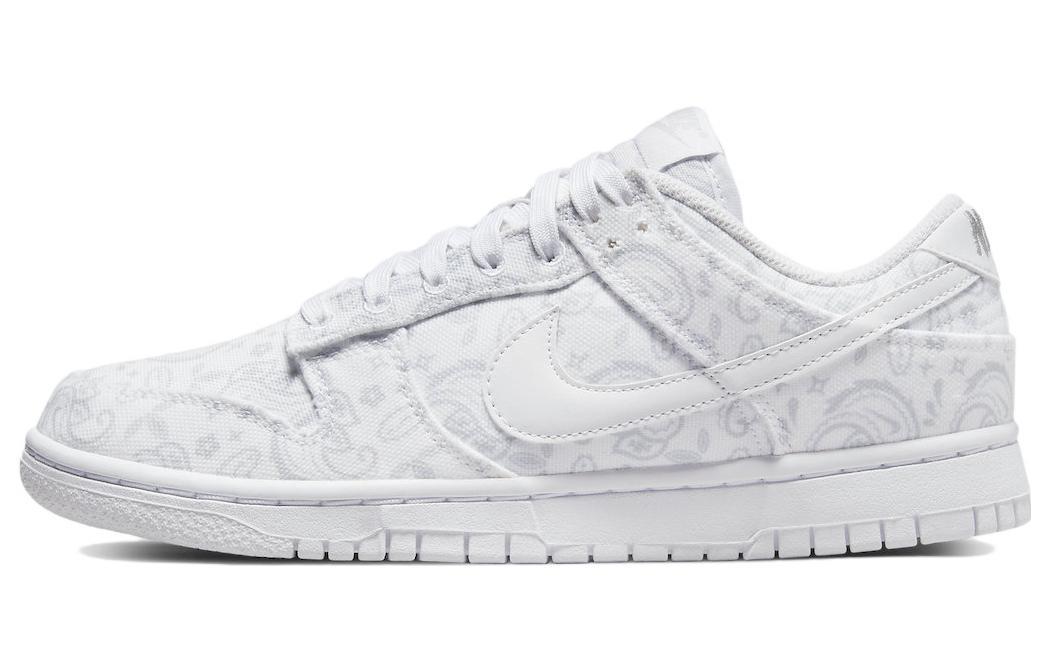 

Кеды унисекс Nike Dunk Low ESS White Paisley белые 36.5 EU, Белый, Dunk Low ESS White Paisley