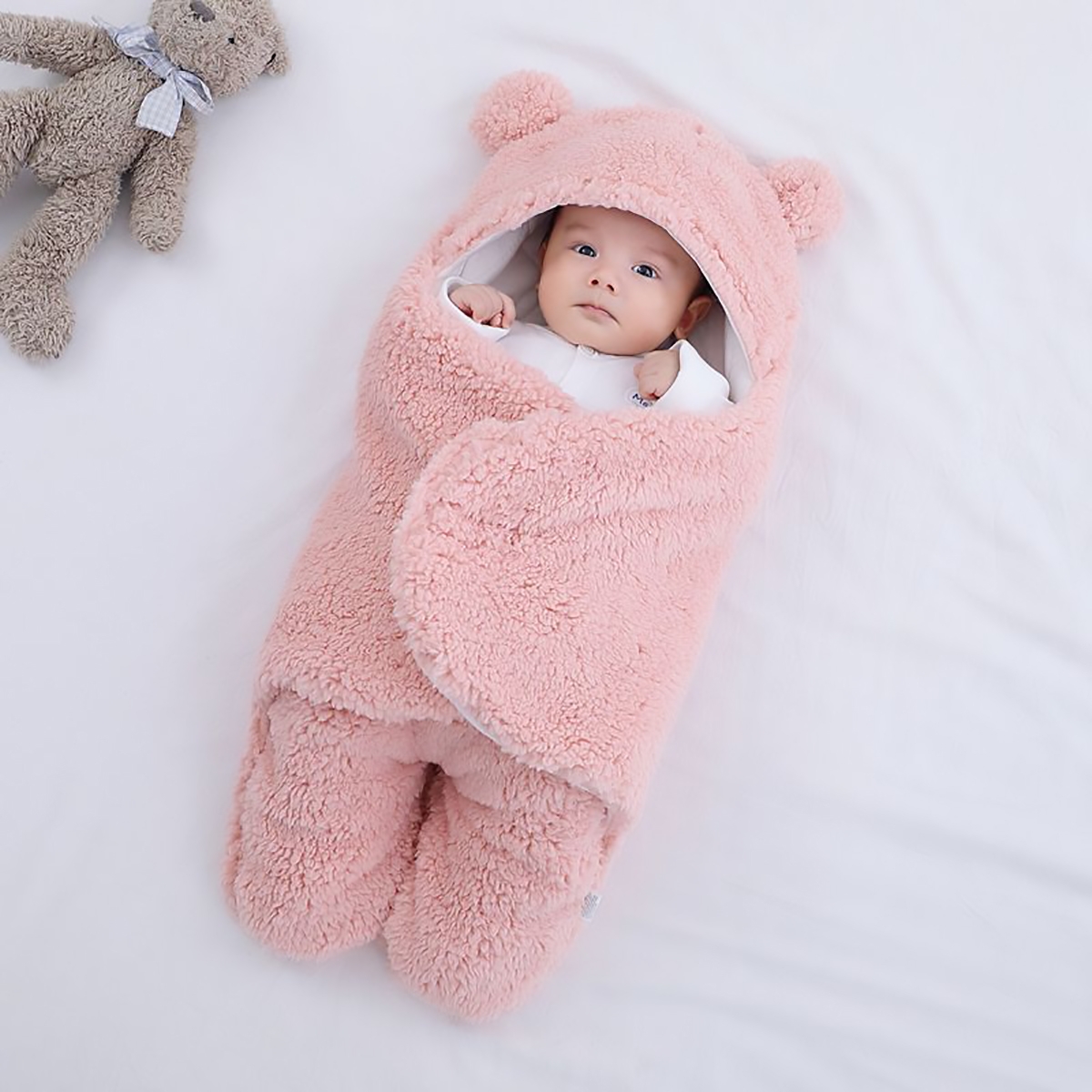 

Конверты для новорожденных Teddy 01, розовый, s, 01