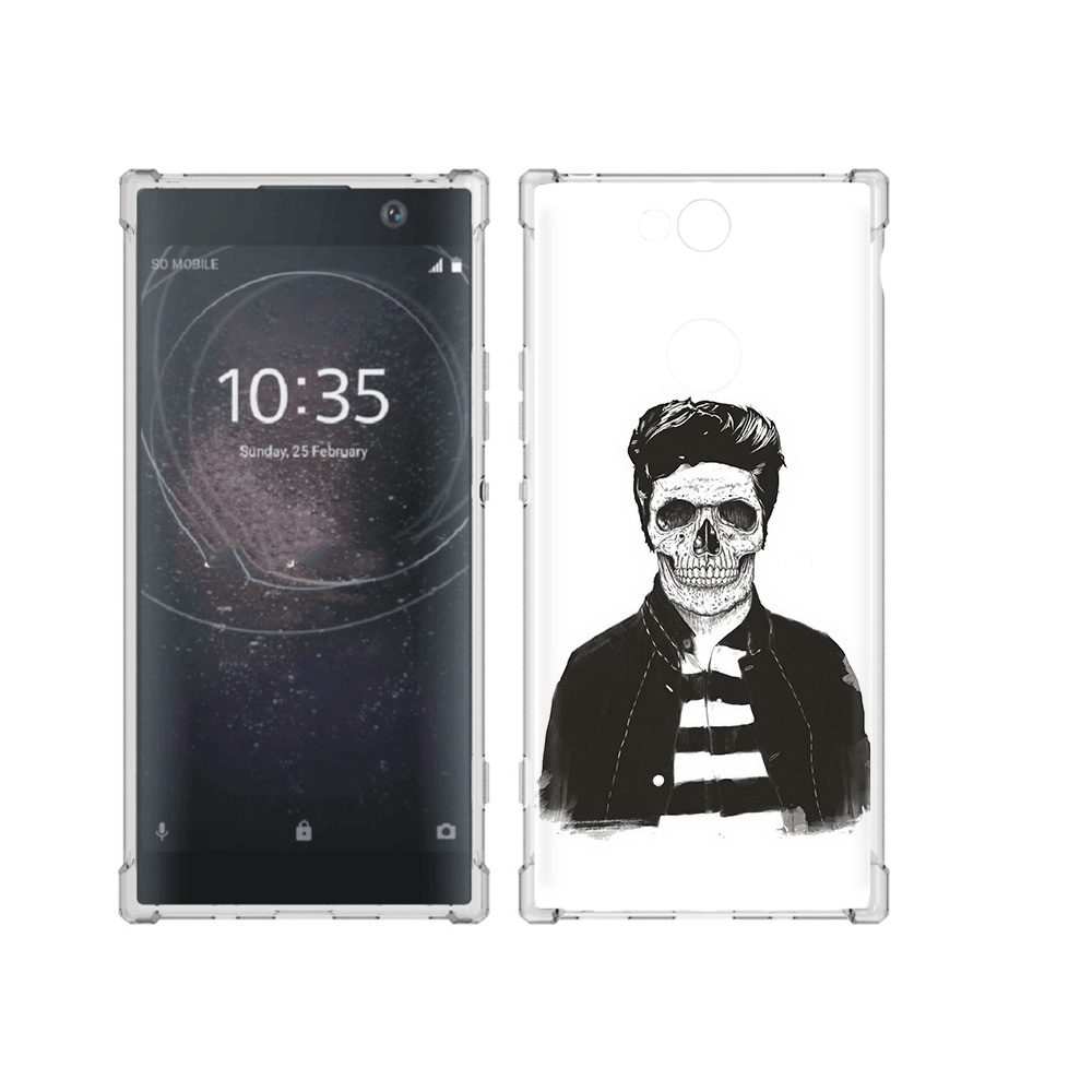 

Чехол MyPads Tocco для Sony Xperia XA2 Plus скелет, Прозрачный, Tocco