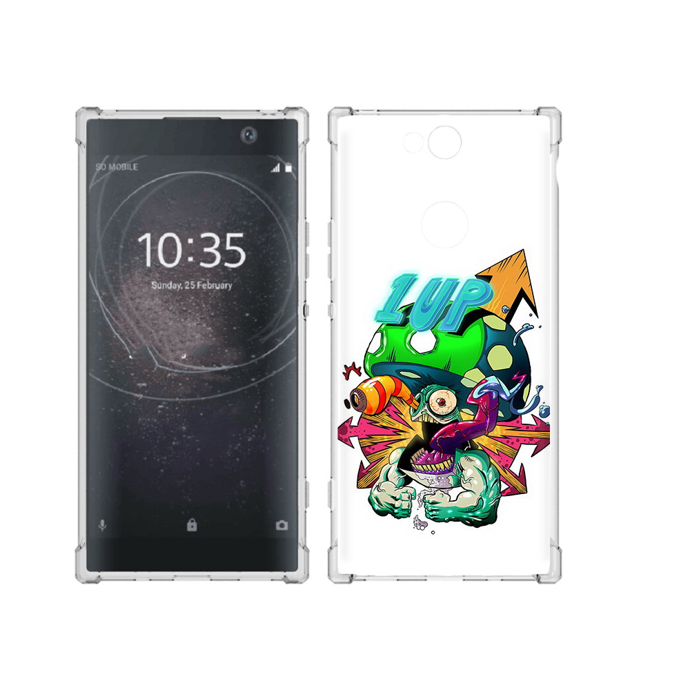 

Чехол MyPads Tocco для Sony Xperia XA2 Plus сильный гриб абстракция, Прозрачный, Tocco