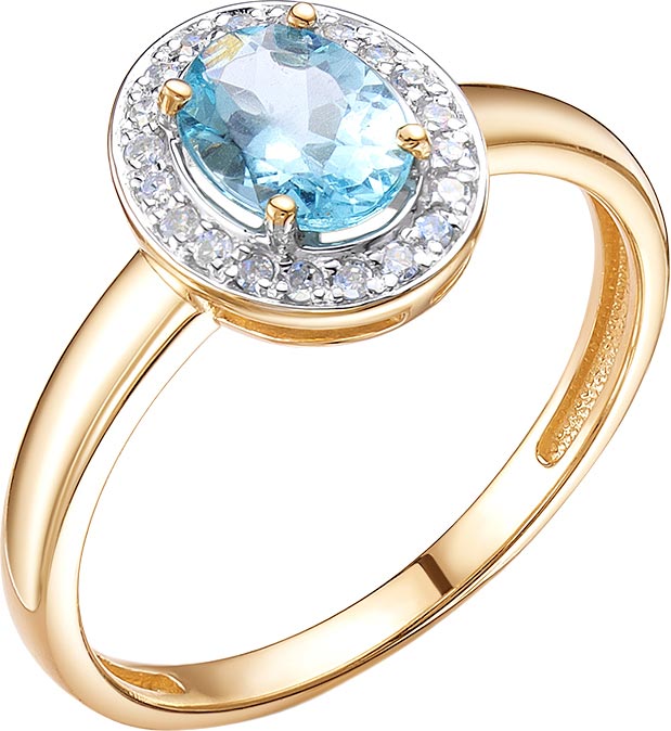 

Кольцо из красного золота с бриллиантом р. 18 Vesna jewelry 11522-150-262-00, 11522-150-262-00