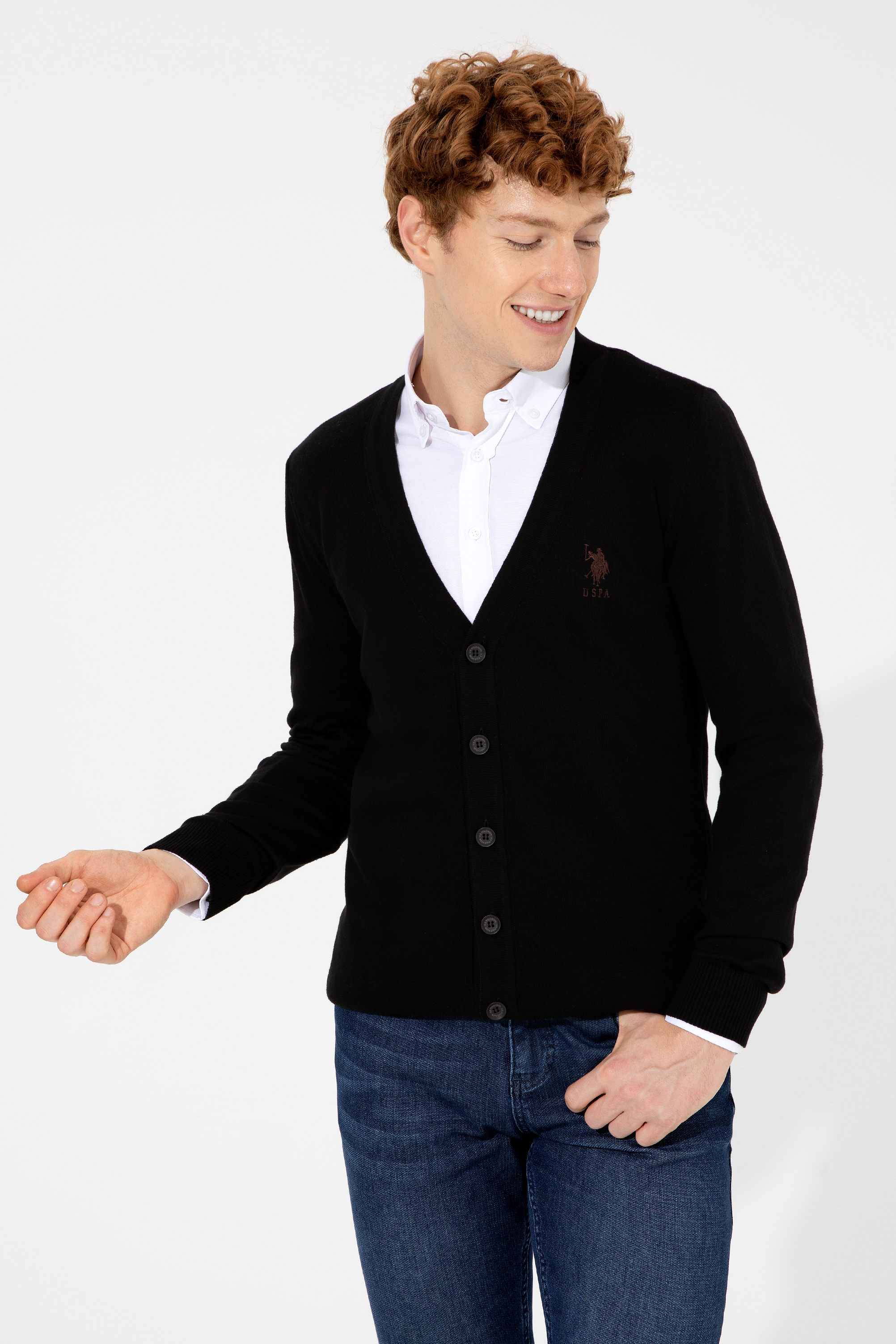 

Кардиган мужской U.S. POLO Assn. g081sz0th0henrico-e черный 2XL, g081sz0th0henrico-e