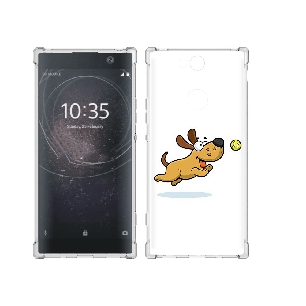 

Чехол MyPads Tocco для Sony Xperia XA2 Plus пёсик, Прозрачный, Tocco