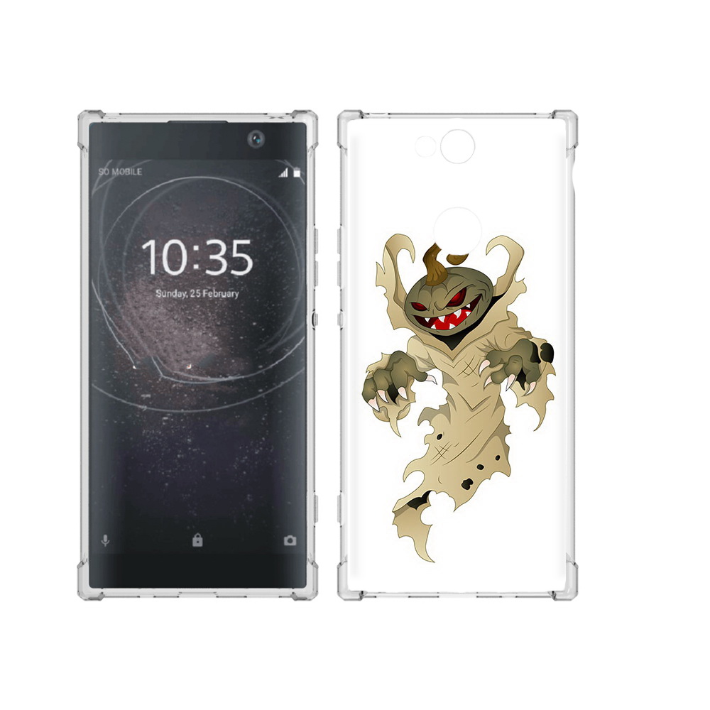 

Чехол MyPads Tocco для Sony Xperia XA2 Plus призрак хэллоуина, Прозрачный, Tocco