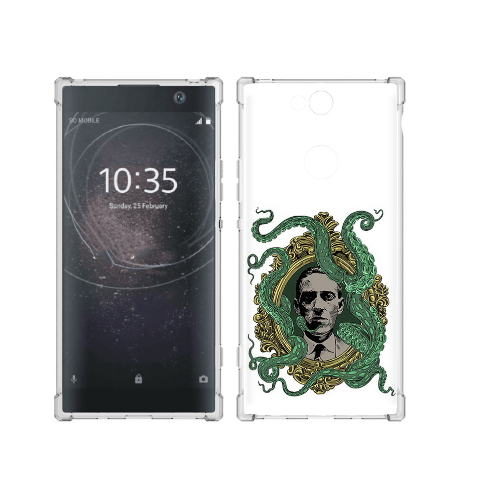 

Чехол MyPads Tocco для Sony Xperia XA2 Plus портрет с кракеном, Прозрачный, Tocco