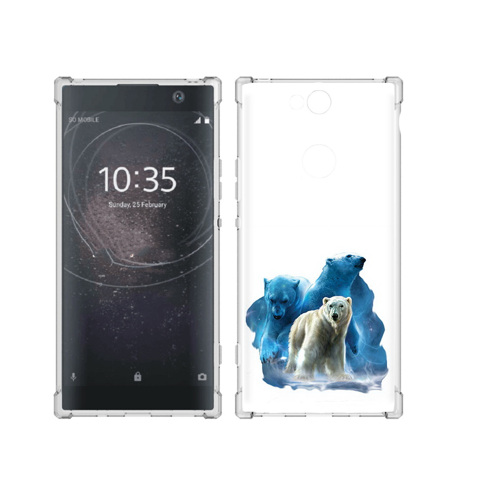 

Чехол MyPads Tocco для Sony Xperia XA2 Plus полярный медведь, Прозрачный, Tocco