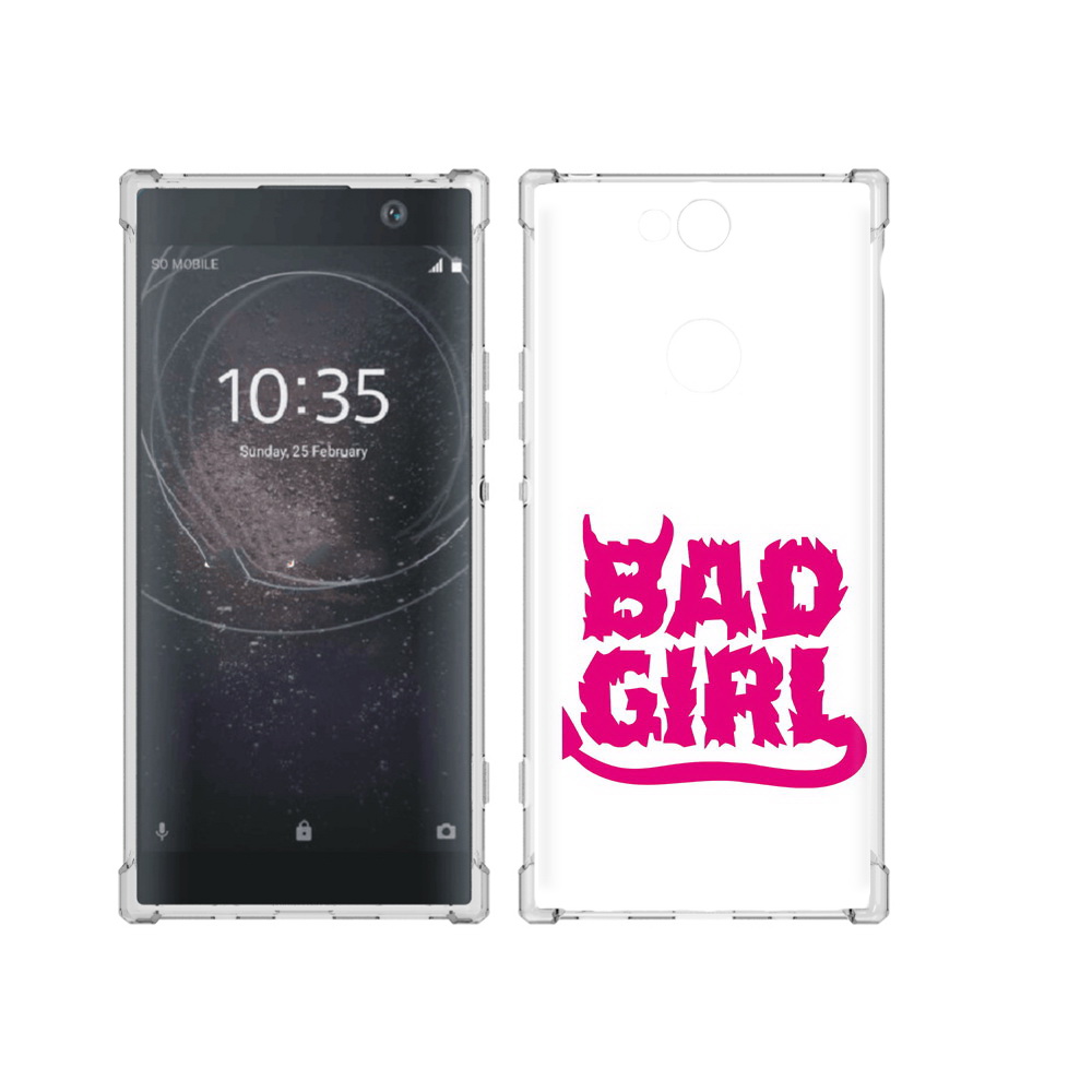 

Чехол MyPads Tocco для Sony Xperia XA2 Plus плохая девочка, Прозрачный, Tocco