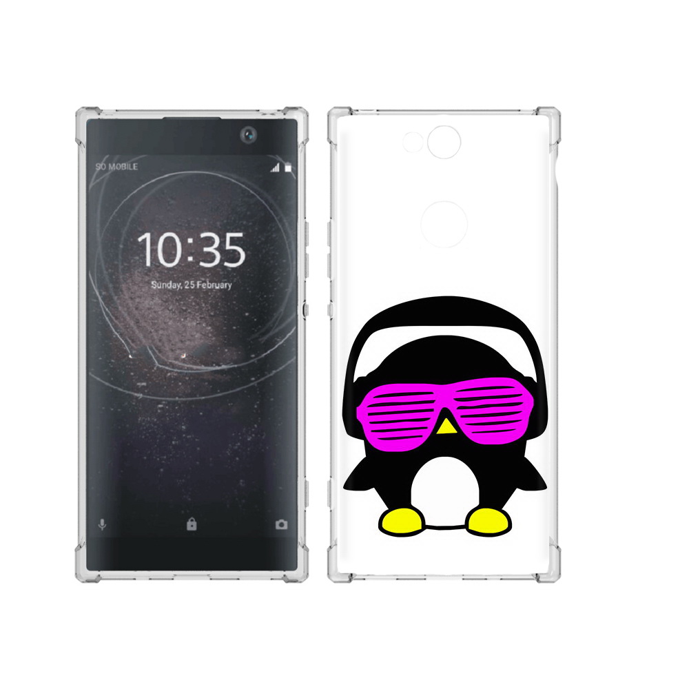 

Чехол MyPads Tocco для Sony Xperia XA2 Plus пингвин, Прозрачный, Tocco