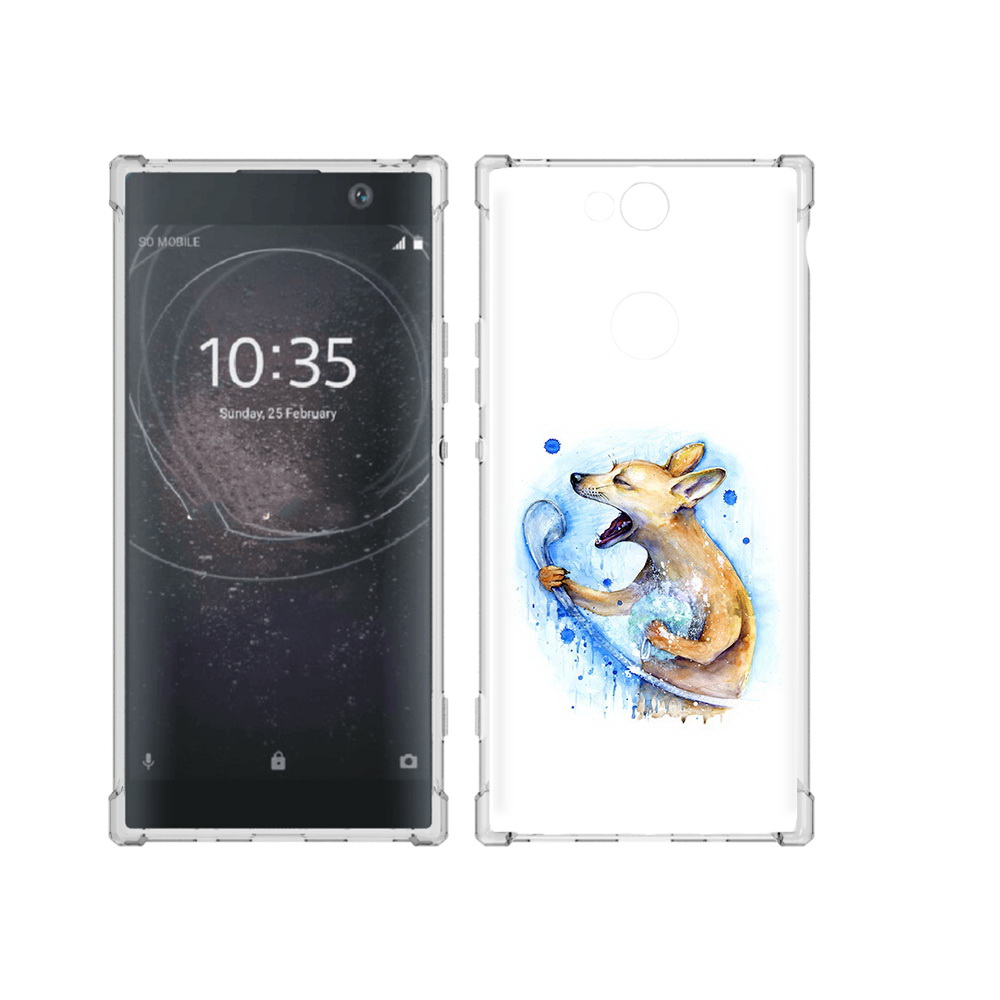 

Чехол MyPads Tocco для Sony Xperia XA2 Plus пение в душе, Прозрачный, Tocco