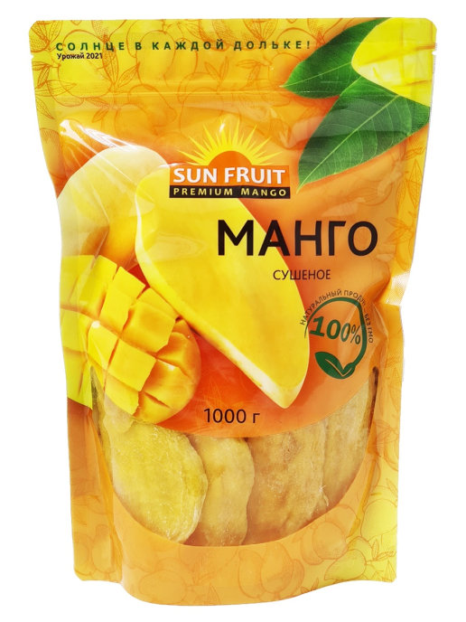 

Манго сушеный SunFruit 1000г