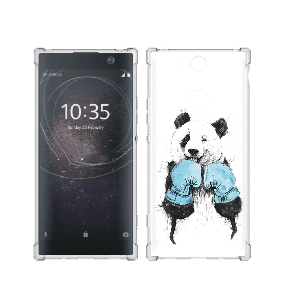 

Чехол MyPads Tocco для Sony Xperia XA2 Plus панда боксер, Прозрачный, Tocco