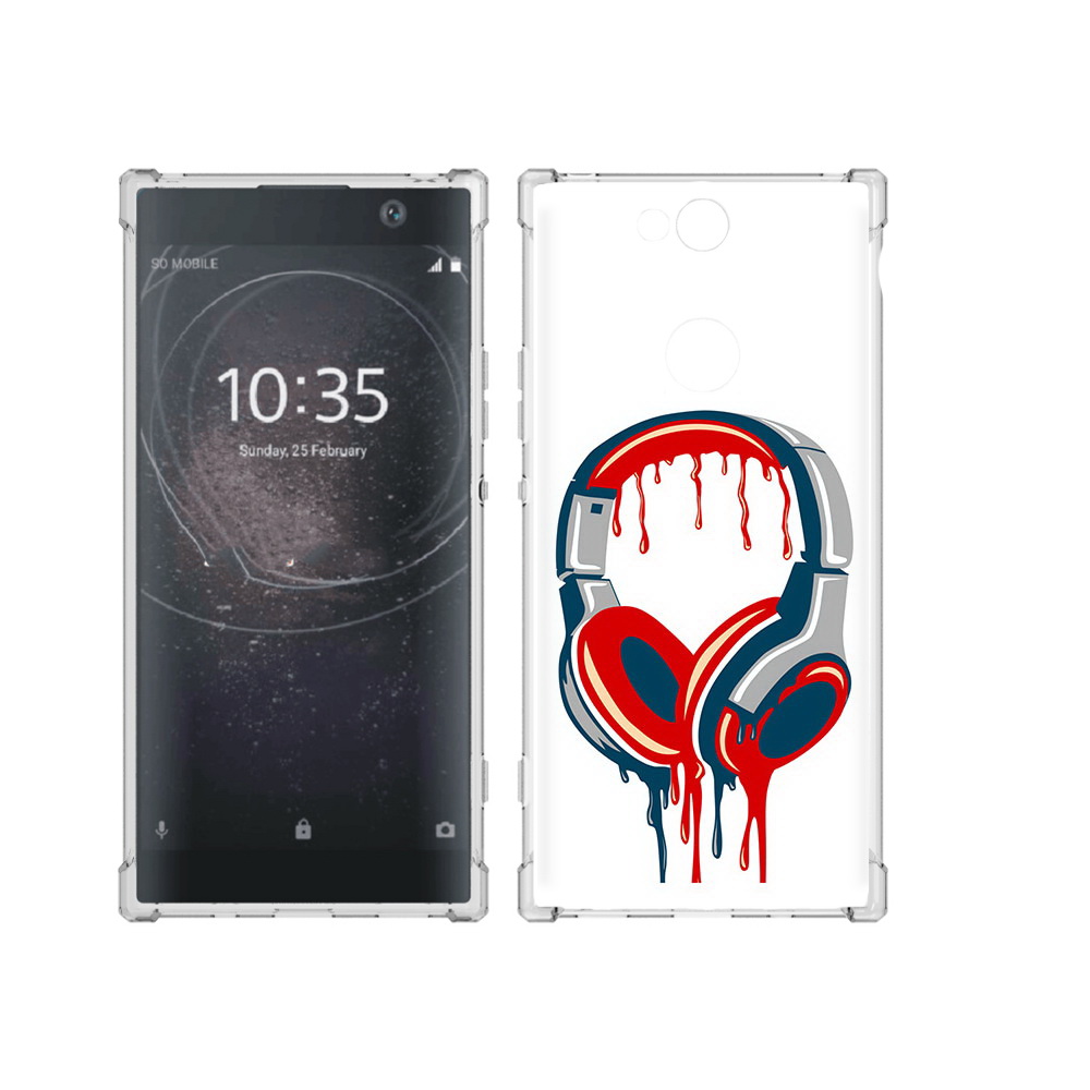 

Чехол MyPads Tocco для Sony Xperia XA2 Plus не делай громко, Прозрачный, Tocco