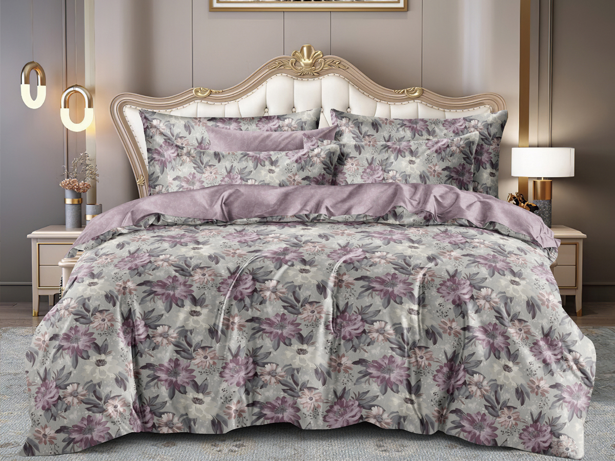 

Постельное белье семейное Cleo Satin Luxe сатин наволочки 50x70 и 70x70, Satin Luxe