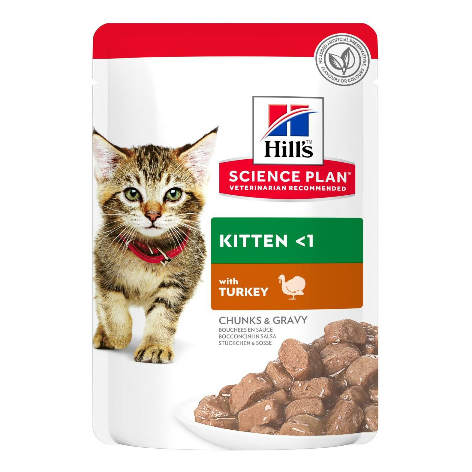 

Влажный корм Hill's Science Plan с индейкой для котят 85 г