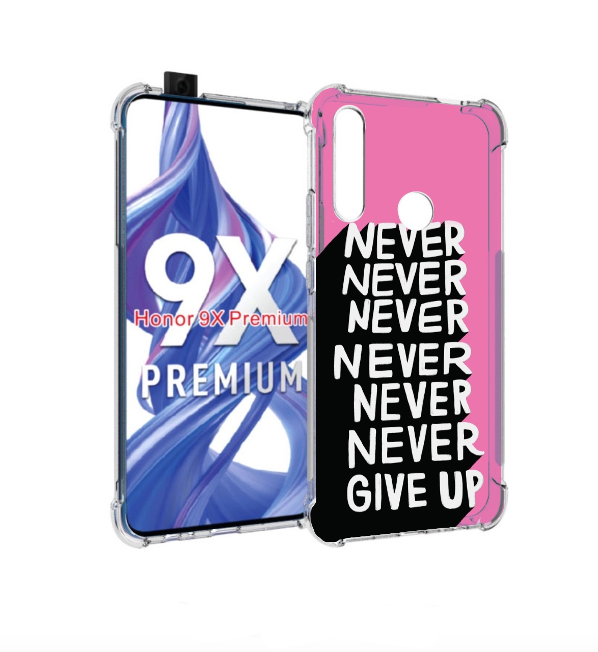 

Чехол бампер MyPads никогда для Honor 9X (STK-LX1)., Прозрачный, Tocco