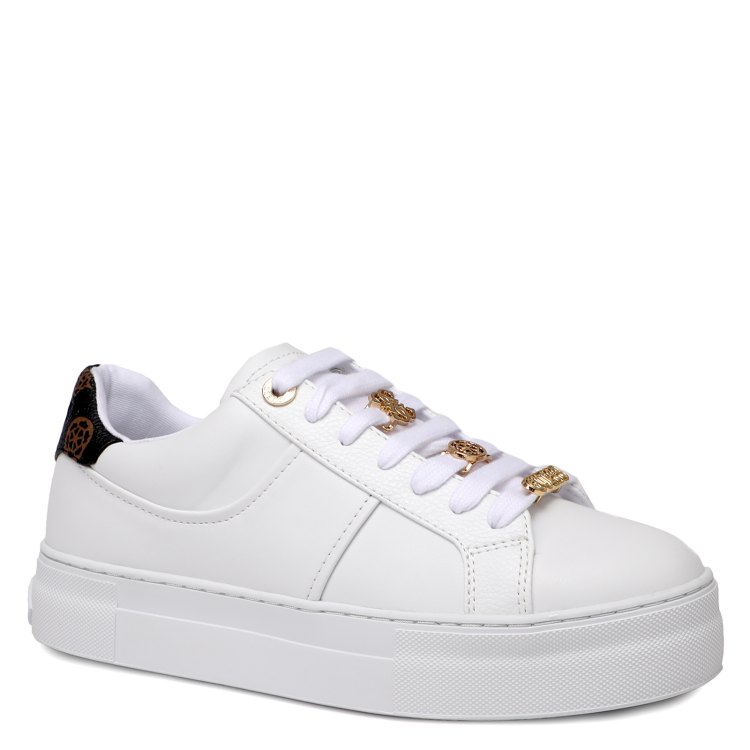 

Кеды женские Guess FLJGIEELE12 белые 36 EU, Белый, FLJGIEELE12