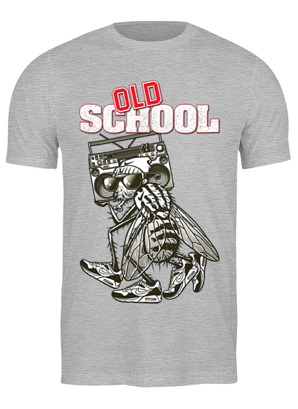 

Футболка мужская Printio Old school art 2057606 серая 3XL, Серый, Old school art 2057606