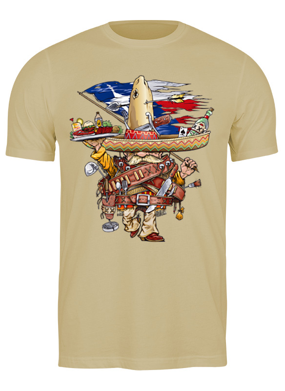 

Футболка мужская Printio Bandito 2045262 бежевая 3XL, Бежевый, Bandito 2045262
