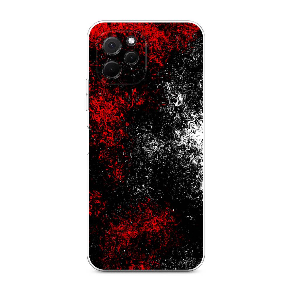 

Чехол на HuaweI Nova Y61 "Монотипия", Красный;черный;белый, 6120050-3