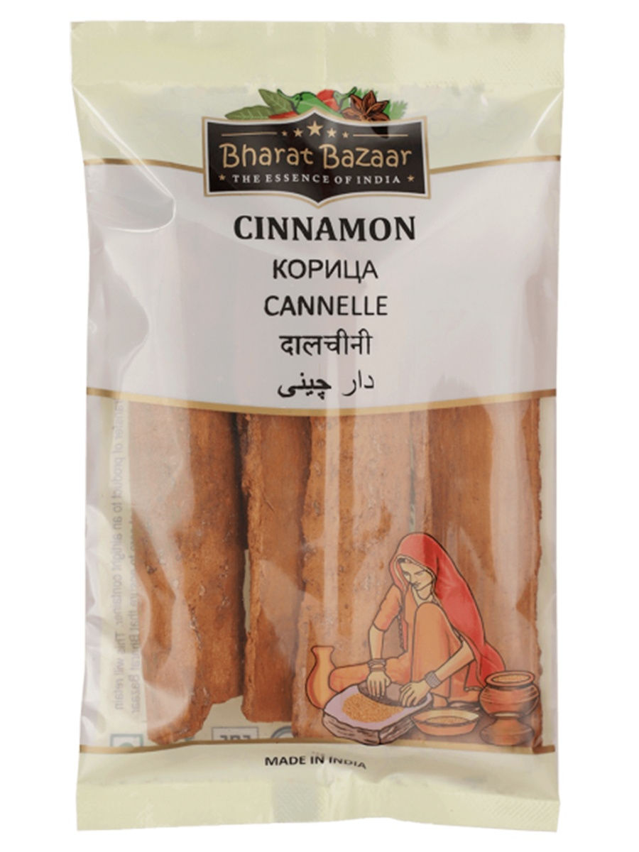 

Корица Bharat Bazaar Cinnamon, 50 г, BHARAT-CINNAMON-50