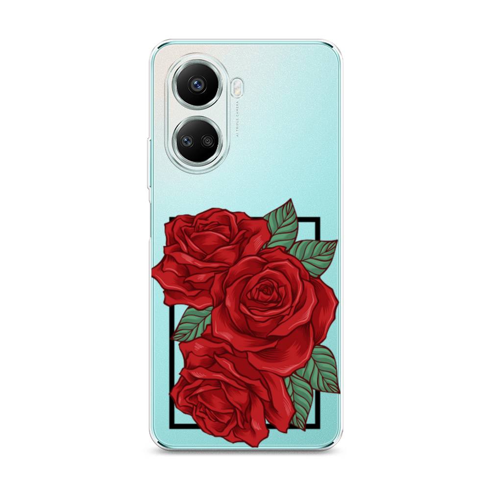 

Чехол для Huawei nova 10 SE "Три алые розы", Красный, 6109650-2