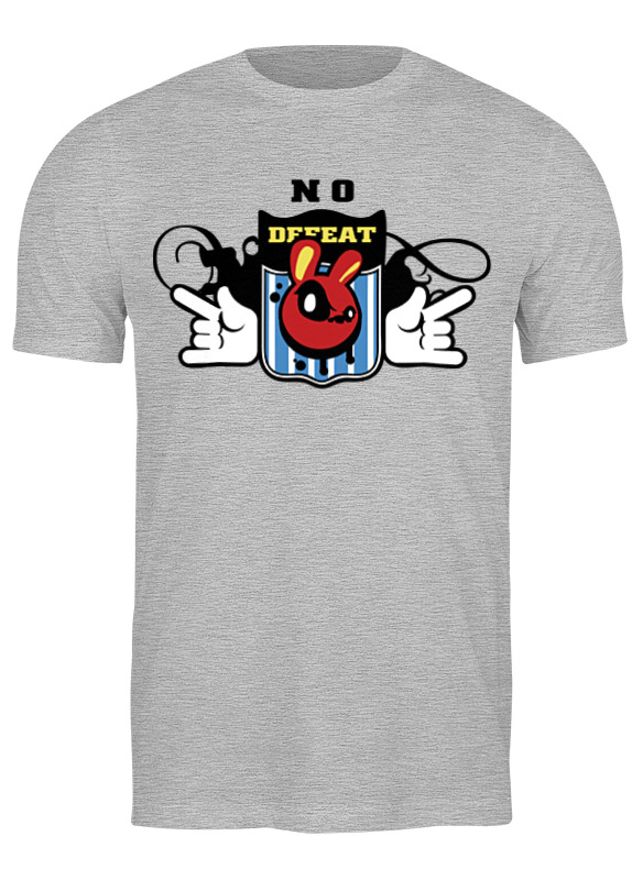 

Футболка мужская Printio No defeat 1997205 серая 3XL, Серый, No defeat 1997205