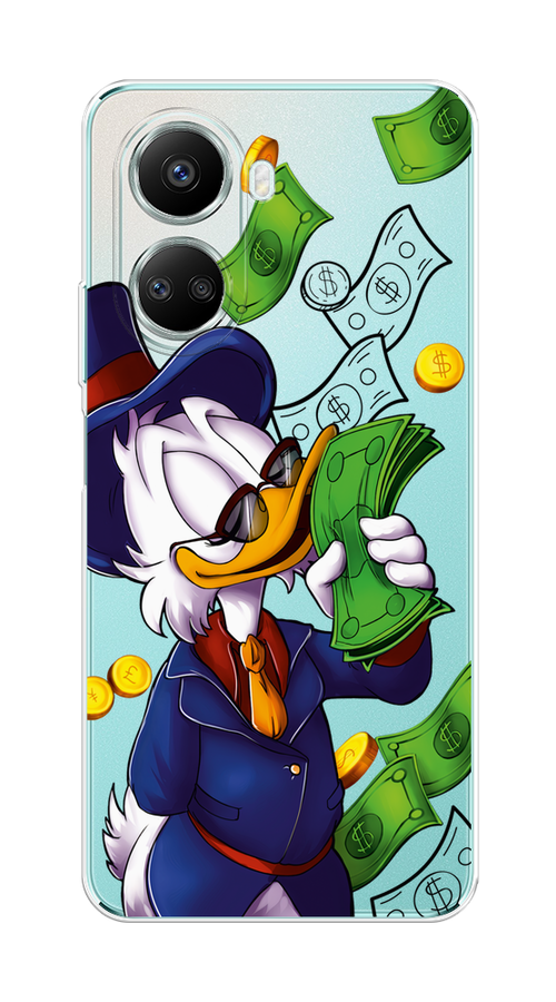 

Чехол на Huawei nova 10 SE "Scrooge McDuck with Money", Синий;зеленый;белый, 6109650-6